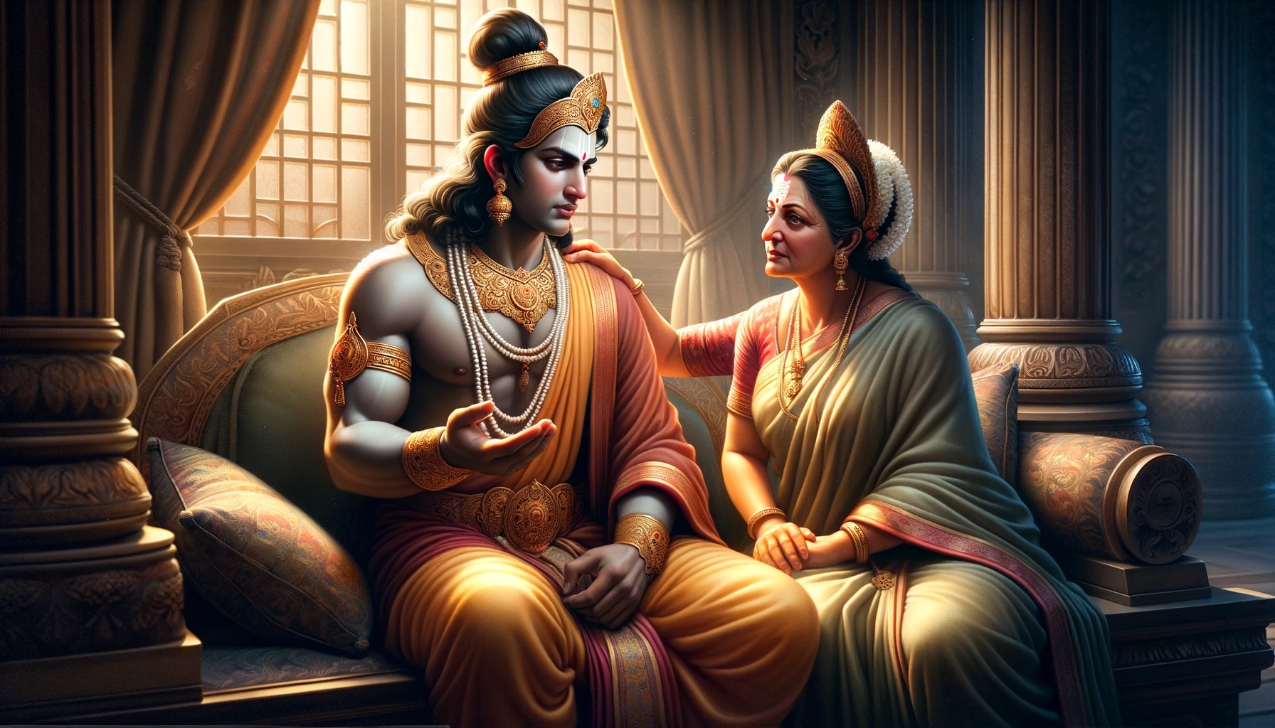 Rama Instructs Kausalya to Stay